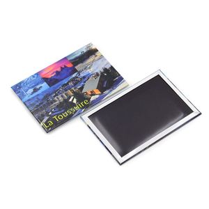 High Quality Tin Magnets La Toussuire Souvenir Gift Customizable Refrigerator Decoration <b>Fridge</b> Magnet - Product Image 1