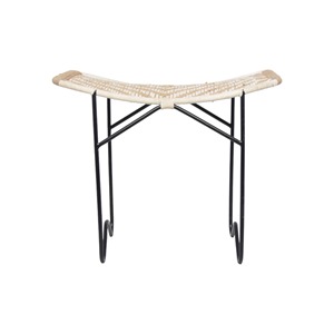 Modern Style Bar <b>Stool</b> with Rope Design metal <b>stool</b> Woven Top Seat for Home Hotel or Restaurant living room Furniture - Product Image 2