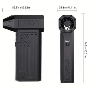 Ventilador de Turbina Portátil Recargable por USB, Motor sin Escobillas de Grado Industrial, Soplador con Batería de Iones de Litio para Eliminar el Polvo - Product Image 2
