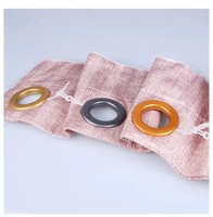 2025 nouveau coloré porter Durable en plastique rideau anneau oeillet tringles à rideaux en gros draperie matériel rideau anneau oeillet