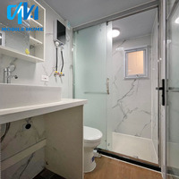 Maison Modulaire Préfabriquée en Acier de 40 pieds ou 20 pieds, Extensible, avec Salle de Bain, Villa Préfabriquée, Maison Mobile, Prête à l'Emploi