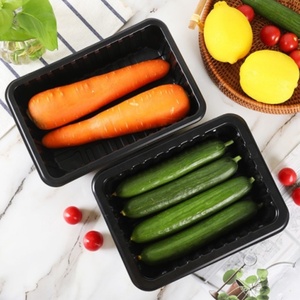 Tùy Chỉnh Thân Thiện Với Môi Dùng Một Lần Nhựa Khay Thức Ăn Với Nắp bịt kín Cho <span class=keywords><strong>Ice</strong></span> <span class=keywords><strong>Cream</strong></span> Đồ Ăn Nhẹ Có Sẵn Trong Kích Cỡ Khác Nhau Màu Sắc - Product Image 5