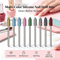 En gros, fraise en silicone pour machine à ongles, outil de polissage pour manucure et pédicure, pour le polissage des dents