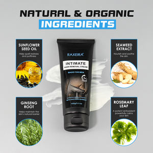 Marque privée Soin des cheveux naturels Produits d'épilation doux pour hommes Crème d'épilation efficace et rapide - Product Image 3