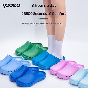 Scarpe Chirurgiche <span class=keywords><strong>Ciabatte</strong></span> da Donna per Infermiere e Medici Sala Operatoria Punta Chiusa Estive Suola Spessa Ospedaliere Protettive Antiscivolo Traforate - Product Image 1