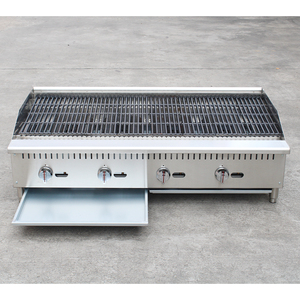 Equipo de Cocina Comercial Americano, Parrilla de Carbón a Gas de 48 Pulgadas para Asar Carnes, para Restaurantes y Barbacoas al Aire Libre - Product Image 5