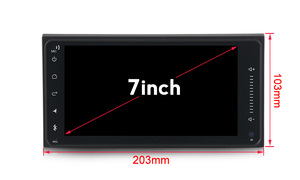 2 DIN Android 10.1 Phổ Xe Đa Phương Tiện Máy Nghe Nhạc Xe Đài Phát Thanh Máy Nghe Nhạc Cho Toyata Corolla <span class=keywords><strong>Vios</strong></span> Vương Miện Camry Xe Video GPS - Product Image 3