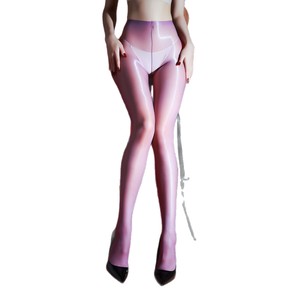 Kyoho Jelly Ultra Thin Sheer Pantyhose With Transparent Crotch Nylon Women's Tights Four Seasons Solid Color - Product Image 5