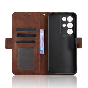 Étui de téléphone en cuir avec plusieurs emplacements pour cartes pour OPPO Realme C85 Pro 4G - Product Image 3