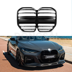 <span class=keywords><strong>4</strong></span> <span class=keywords><strong>serie</strong></span> Coupe G22 convertibile G23 M4 stile lucido nero griglia anteriore 2021 + - Product Image 2