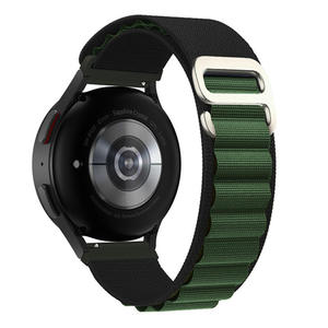 Ventes chaudes - Bracelet respirant de 20 mm et 22 mm pour montre 4/5/6/7 Gear S3 Active 2 - Bande en tissu avec fermeture à boucle et crochet - Product Image 4