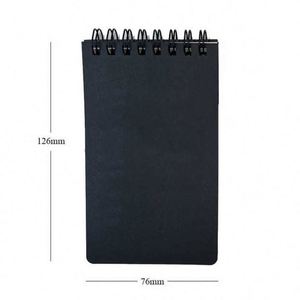 Custom <b>A5</b> Size Waterproof Stone Paper Top Spiral Bound Memo Notebook PP Saddle Stitching Colored <b>Notepads</b> for Outdoor Office Use - Product Image 2