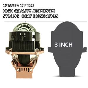 IDISON Z1 65W Faisceau de route 45W Faisceau de croisement Bi-LED Lentille de projecteur universelle pour phare de voiture Double perles Réflecteurs pour modèle Hilux - Product Image 3