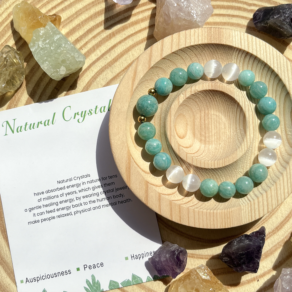 Bonne Amazonite + Sélénite