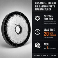 Nouvelles pièces sur mesure en aluminium moulé sous pression, fabrication OEM ODM pour les industries automobile, LED, robotique et médicale