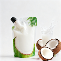 Pochettes souples personnalisables pour jus de coco, vodka, eau minérale, tequila – 250 ml, 500 ml, 1000 ml – Qualité alimentaire, portables