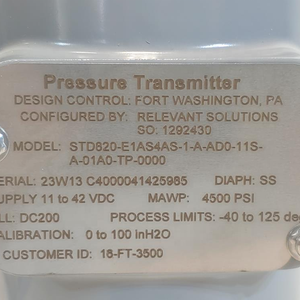 Honeywell STD800สมาร์ทไลน์เครื่องส่งสัญญาณความดันต่าง STD820ความแม่นยำสูงสำหรับปิโตรเลียมเคมี - Product Image 5