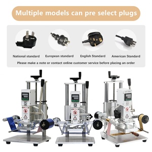 Leather Hot Foil Stamping Embosser Machine Flip Brass Head Stamping Machine Quicly Change Letters Hot Stamping Machine - Product Image 3