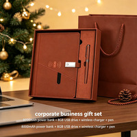 Coffret de présentation personnalisé avec logo, bloc-notes à chargement sans fil et stylo, ensemble publicitaire pour cadeaux d'entreprise