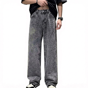 กางเกงทรงหลวมสำหรับผู้ชายเสื้อผ้าลำลองน้ำหนักเบา - Product Image 1