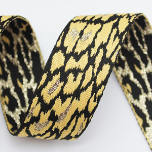 Ruban <span class=keywords><strong>jacquard</strong></span> traditionnel pour l'artisanat et les cadeaux, sangle en polyester écologique et durable, épaisseur 1,6 mm, tissu décoratif - Product Image 3