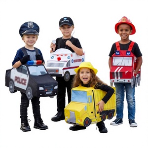 Déguisement pour enfants : Véhicules de chantier, Voiture de police, <span class=keywords><strong>Ambulance</strong></span>, Combinaison de pompier pour la maternelle et les spectacles sur <span class=keywords><strong>le</strong></span> thème des métiers - Product Image 3