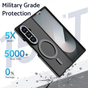 Fundas Magnéticas Translúcidas Mate para Teléfono Móvil Samsung Z Fold 8 6 7, Carga Inalámbrica, Protección Antigolpes - Product Image 5