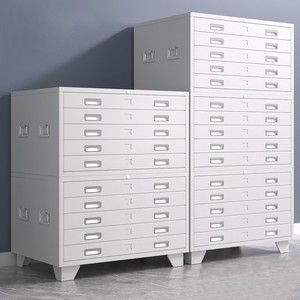 Tủ vẽ tài liệu kỹ thuật nhiều ngăn kéo số 0 & số 1 bánh xe để tổ chức Lưu trữ Tủ hồ sơ bản vẽ bản đồ cơ sở - Product Image 2