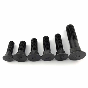 สลักเกลียวหัวโดมสแตนเลส สลักเกลียวหัวแบนสีดำสำหรับจอบไถ M6 - Product Image 5