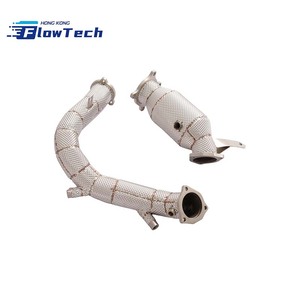 ท่อไอเสียสเตนเลส 304 แบบไหลอิสระ + ท่อหน้า GPF เหมาะสำหรับรถยนต์ Audi A4/A6/A7/Q5 2.0T B9.5 รุ่นปี 2022+ - Product Image 1