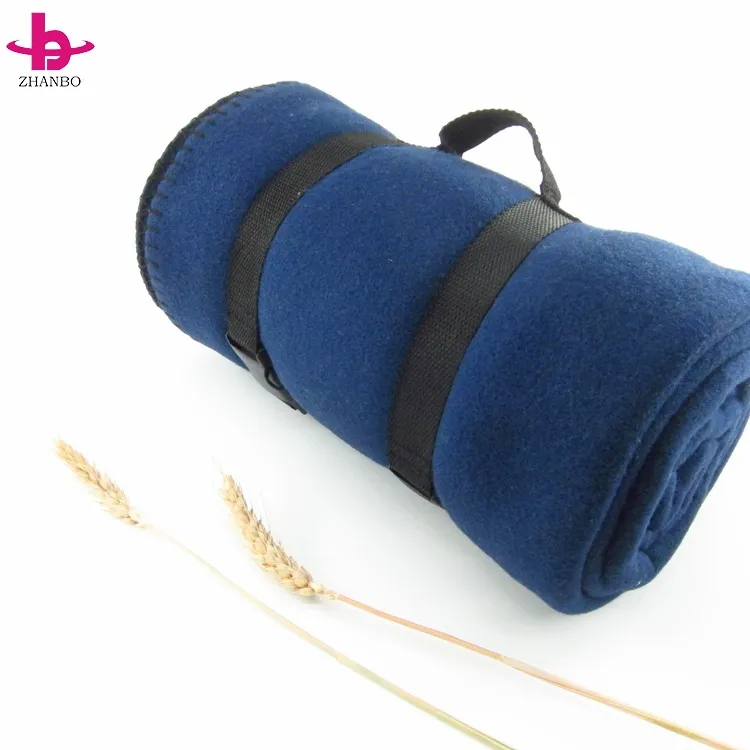 Solid Color Factory Wholesale 100% Polyester Polar Fleece Double Side Brush Throw Blanket