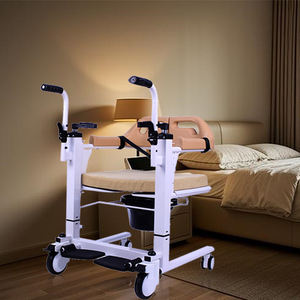 Sedia Comoda Mobile per Trasferimento Pazienti, Sollevatore e Sedia di Trasferimento Medica per Assistenza Domiciliare - Product Image 2