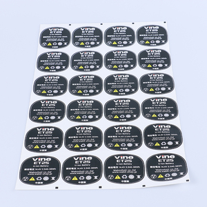 wholesale custom logo print designer vinyl adhesive kiss cut label sticker sheet for battery - Product Image 1