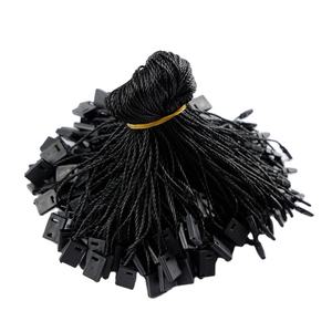 팩당 공장 직접 1000 개 18cm 블랙 잠금 총알 의류 슬링 패치 교수형 로프 프리미엄 의류 라벨 유형 - Product Image 1