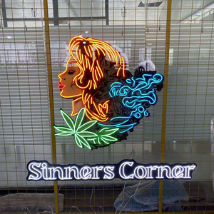 Insegna al Neon LED Personalizzata "Rosa Rosa" - Font Corsivo Retrò Rosa |   Luce Decorativa per Negozio di Fiori, Boutique, Camera da Letto - Product Image 3