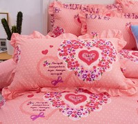 Parure de lit de luxe double en dentelle, imperméable, écologique, 100 % polyester, pliée, taille personnalisée, pour hôpital, maison, 200TC, mariage