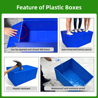 JIJID Boîtes en plastique d'impression personnalisée Boîte en plastique ondulé Boîtes creuses en plastique pour eau boisson
