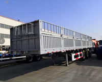 CIMC LINYU Clôture Camion à benne basculante Semi remorque pour le transport de légumes et de fruits