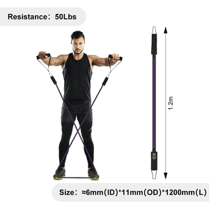 11Pcs Set TPE Resistance <b>Band</b> Set <b>Workout</b> Resistance Tube Full Body Fitness Training Home Gym - Product Image 6