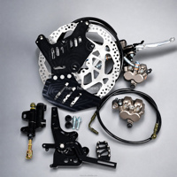Nouveau support double étrier + rotor arrière 240 mm + ensemble frein et étrier arrière UB - en alliage d'aluminium compatible avec Sur Ron Ultra Bee