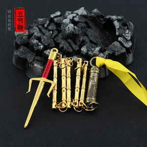 Accessoires de jeu d'anime Ninja, accessoires de cosplay, artisanat tout en métal, modè<span class=keywords><strong>les</strong></span> d'armes, cadeaux pour garçons, ornements Kunai, objets de collection hors de circulation - Product Image 2