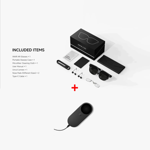 INAIR 2 PRO Set Lunettes intelligentes AR avec IA |   Commutateur Réalité/Virtualité |   Écran 135 pouces 120 Hz |   Modes multi-écrans et ultra-large - Product Image 1
