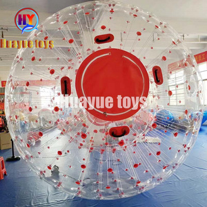 Huayue Của Nhà Sản Xuất Rõ Ràng PVC Giá Rẻ Bán Buôn <span class=keywords><strong>Zorb</strong></span> Bóng Bãi Biển Để Bán Cơ Thể Zorbing Thương Mại Trò Chơi Bơm Hơi <span class=keywords><strong>Zorb</strong></span> Bóng - Product Image 1