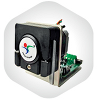 Pompe péristaltique Huiyu à faible débit, commande par signal pulsé, communication RS485, réversible, vitesse réglable, démarrage/arrêt