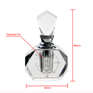 Pujiang Crystal Factory Vente en gros Vide <span class=keywords><strong>pas</strong></span> <span class=keywords><strong>cher</strong></span> Mini bouteilles en cristal 1ml <span class=keywords><strong>Arabian</strong></span> Pocket Parfum Huile <span class=keywords><strong>Oud</strong></span> Bouteille - Product Image 2