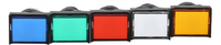 Sweideer 16mm 24v Bouton d'éclairage autobloquant en acier inoxydable avec LED blanche rouge verte intégrée