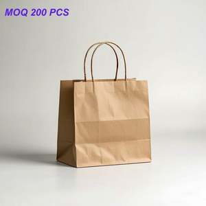 KM Grand stock 29,5*20*33cm Sacs personnalisés de haute qualité en gros, sacs en papier kraft Bolsas De Papel, sacs cadeaux pour le shopping avec logos - Product Image 1