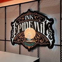 Usine personnalisée acrylique 3d signes Laser découpe lettres grande Plaque Design signalisation d'entreprise pour hôtel mur Art décor