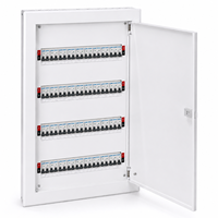 Boîtier de distribution métallique B&J 4R20Way à montage en surface, étanche IP41, 400V/230V, pour tableau électrique intérieur avec disjoncteurs MCB