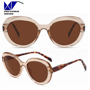 Gafas de Sol con Montura Completa de Acetato Ligero, Tamaño 52-18-146, Forma Ovalada, Logotipo de Color Personalizable, Lentes TAC UV400, las Mejores - Product Image 1